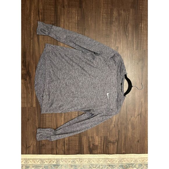 NIKE Dri-fit Element Running Crew In Cave Purple Heather, Sz Medium, MP $55 - Picture 5 of 10